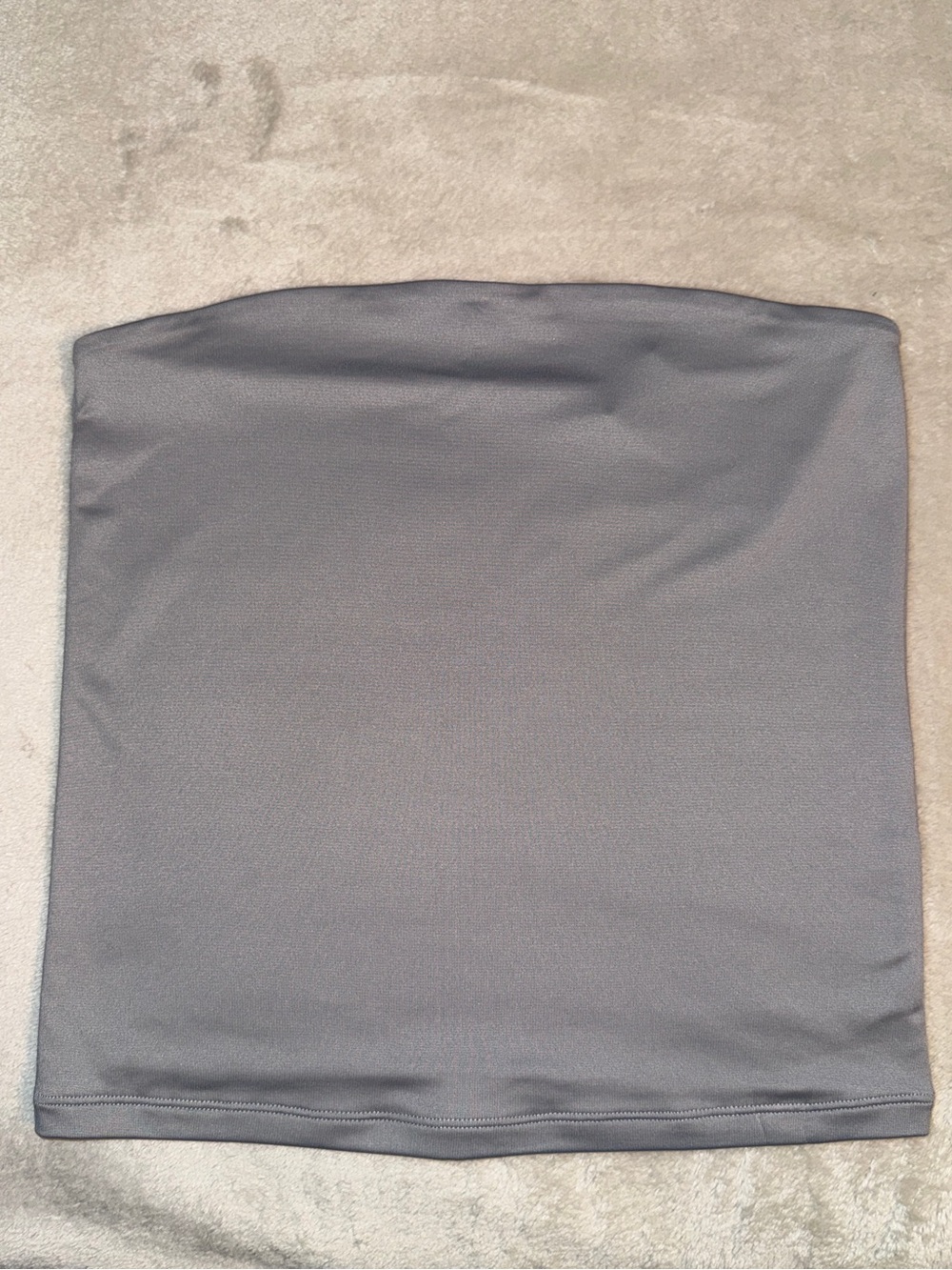 Abercrombie & Fitch Silky Gray Soft A&F Collection tube top
